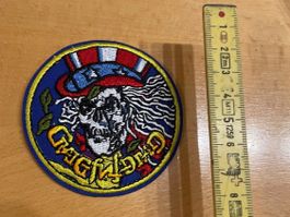 Grateful Dead Patch Sticker Aufnäher Metal Rock Band 9