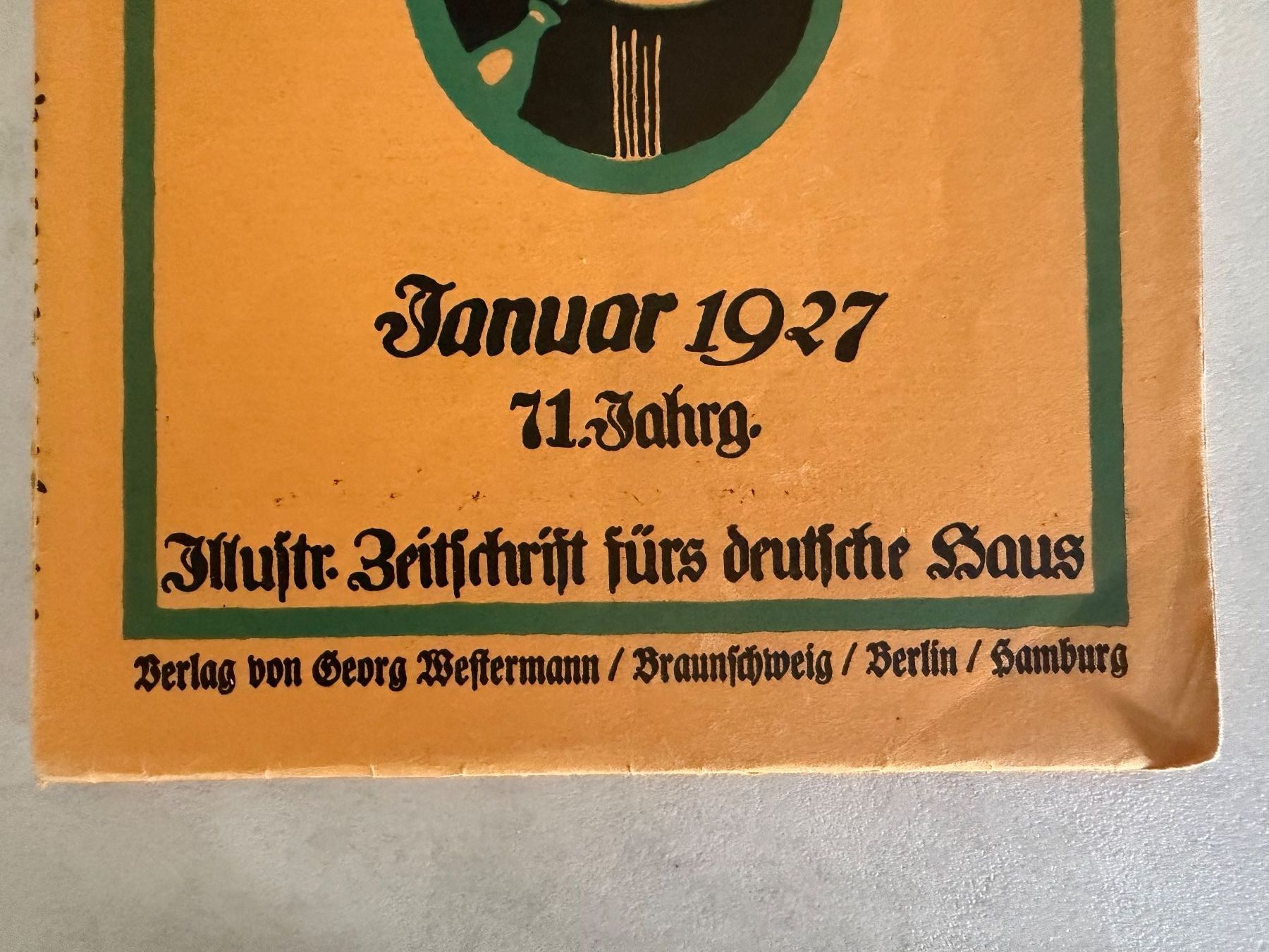 Riviste & Magazine: Westermanns Monatshefte Januar 1927 – Usato da Geroldswil venduto da Jeremy11 3