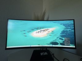Hp Curved Monitor 3840x1600 60Hz guter Zustand