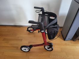 Rehasense Server Rollator – Bordeaux & Top Zustand
