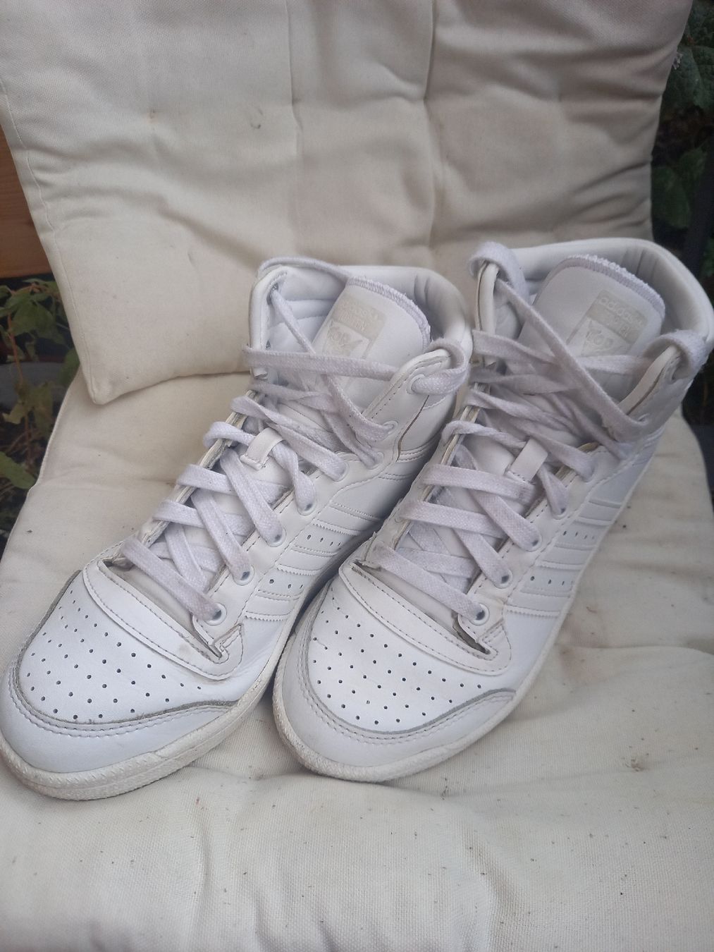 Adidas Damenschuhe: Adidas Top Ten Gr. 38 1/3 weiss – Gebraucht aus Zürich von Veramone 2
