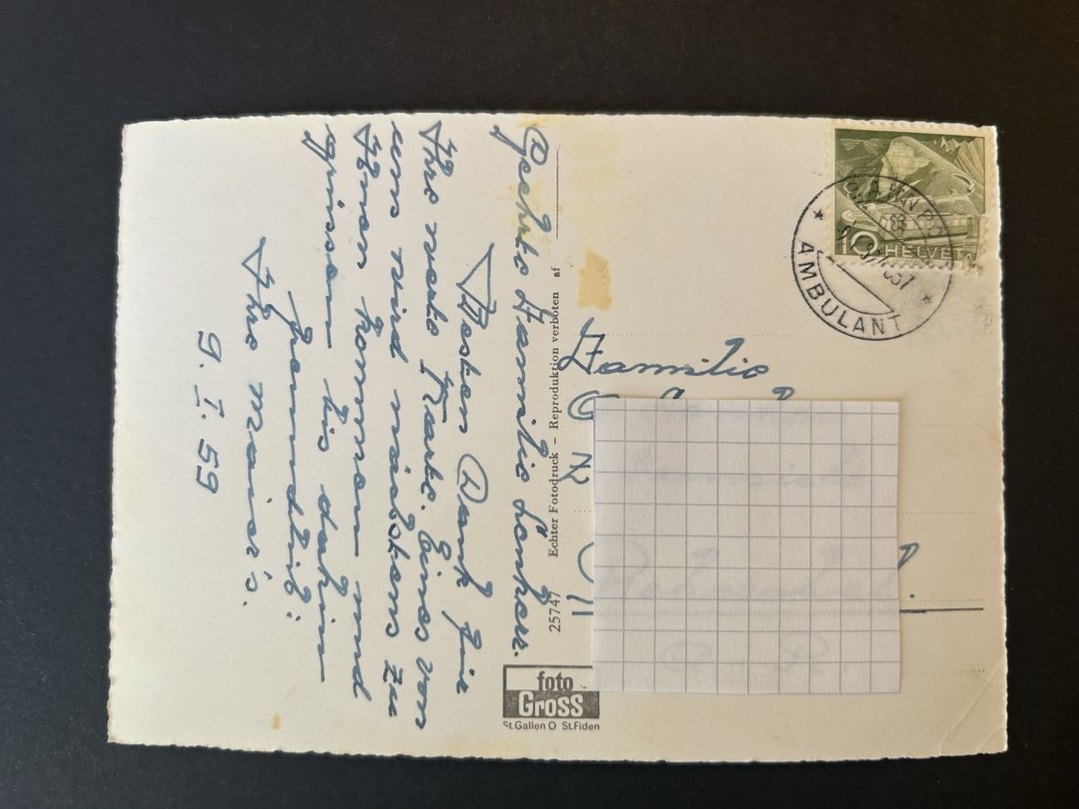 Cartoline postali: Degersheim SG  – Usato da Fanas venduto da Alessio11 1