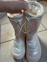 Bottes d’hiver femme 41 blanc irisé tbe