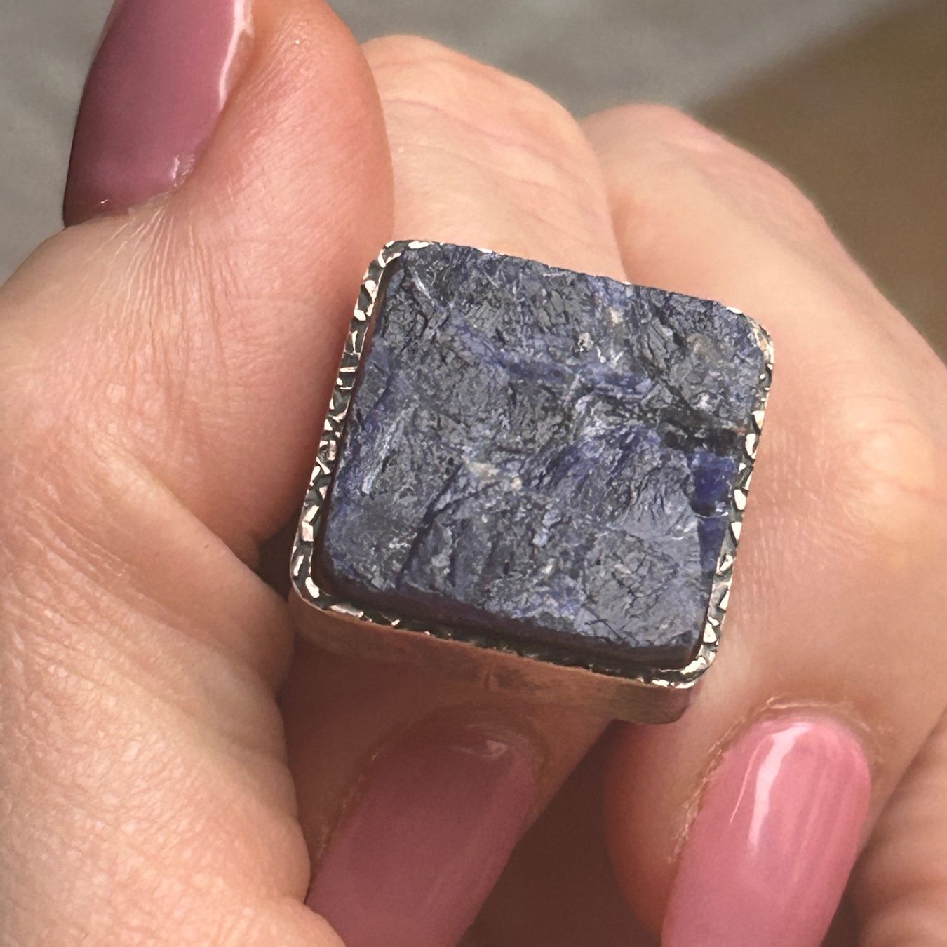 Anelli: QUADRO Lapislazuli SILBERRING (Grösse 54) – Usato da Dittingen venduto da Bijoubelle 5