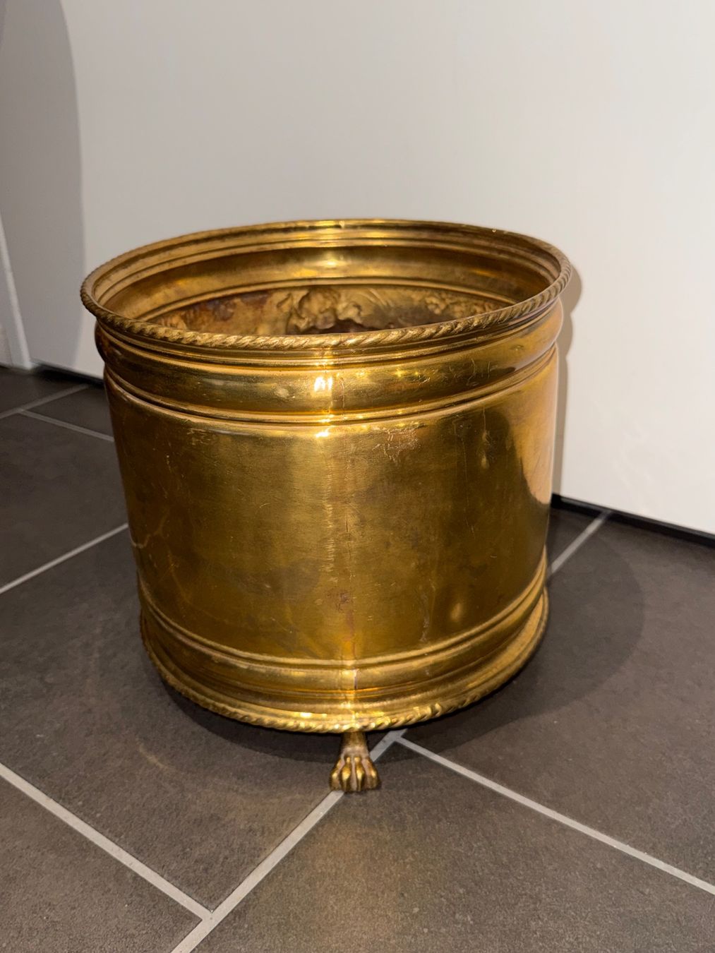 Vasi per fiori: Wunderschöner antiker Übertopf Jugendstil Gold Engel – Usato da Rothrist venduto da Fondgruebe 3