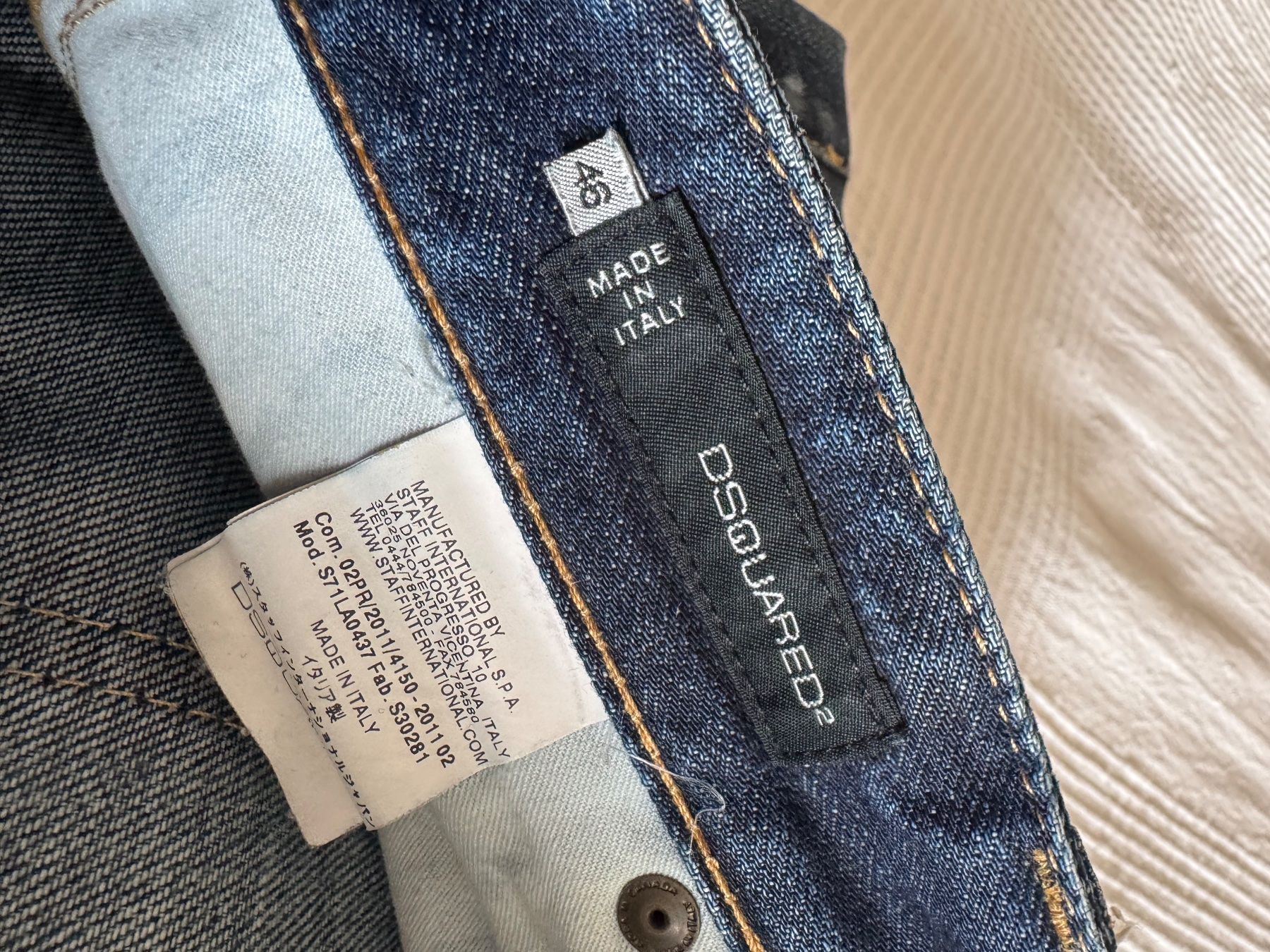 Dsquared2 Jeans: Jeans Hose Dsquared2 Grösse 46 – Usato da Trélex venduto da stripedthrift 6