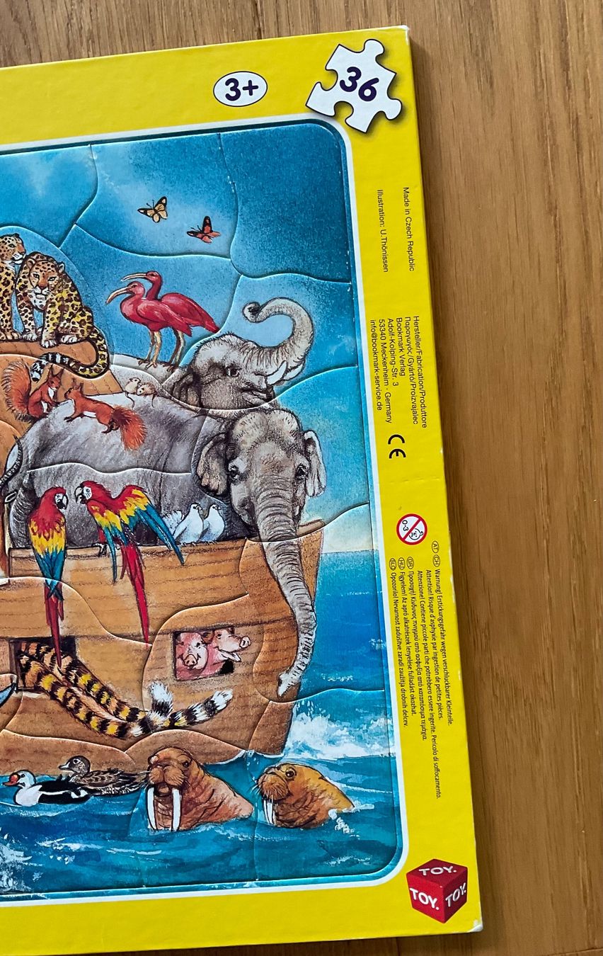 Puzzles: Puzzle, 3+, Arche Noah, 36 Teile – Gebraucht aus Niederteufen von sicmu 2