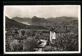 Sonvico, Vista verso Lugano e Mte. S. Sa