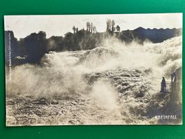 Rheinfall - mit Stempel Schloss Laufen