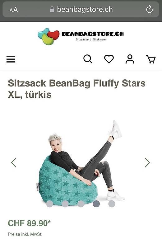 Poltrone: Flauschiger Sitzsack XL – Usato da Langendorf venduto da Felix2017