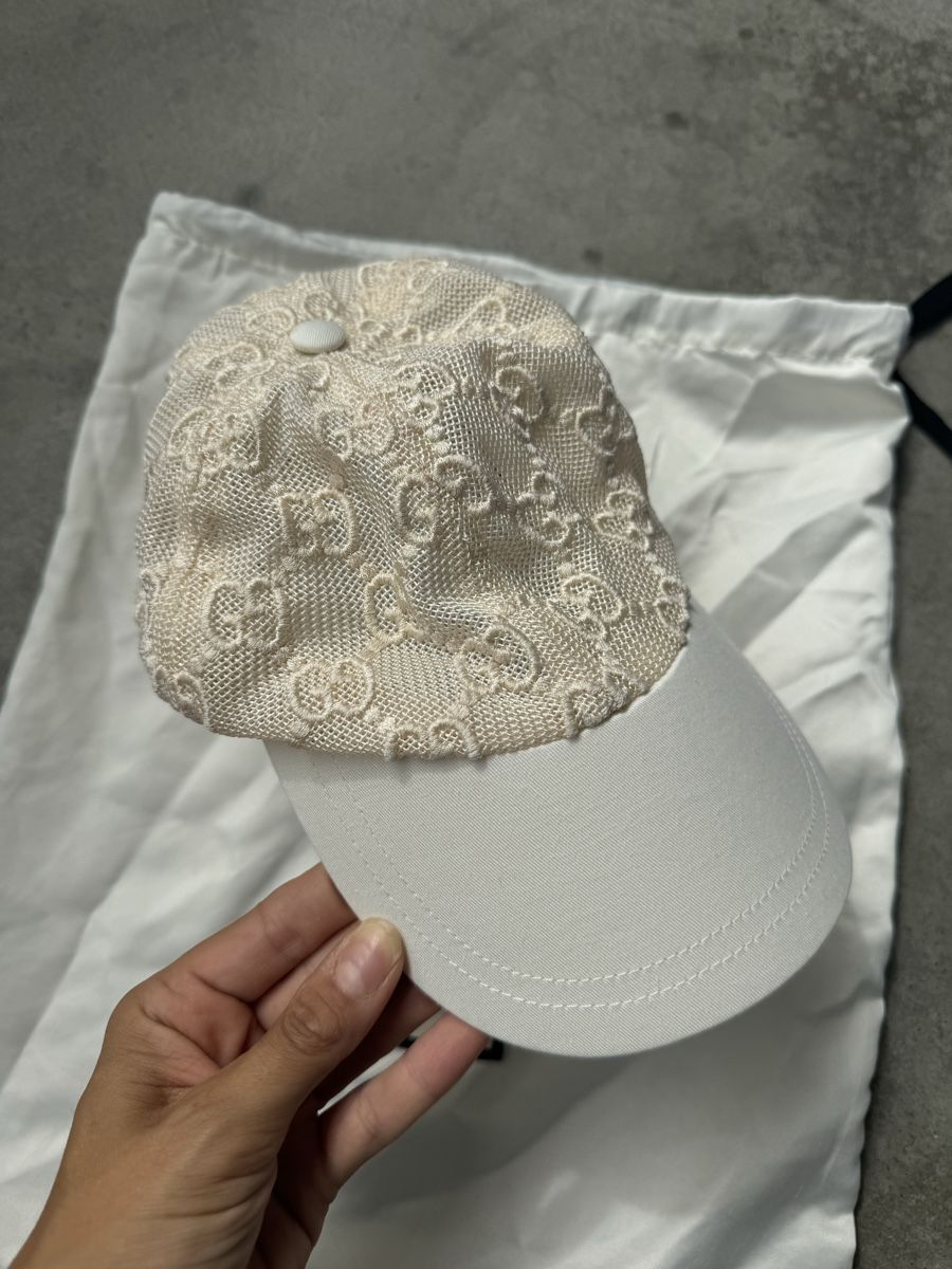 Gucci Copricapi, berretti & cappellini: Rare Gucci GG Monogram Lace Cap – Nuovo (secondo la descrizione) da Zürich venduto da forestF4iry 4