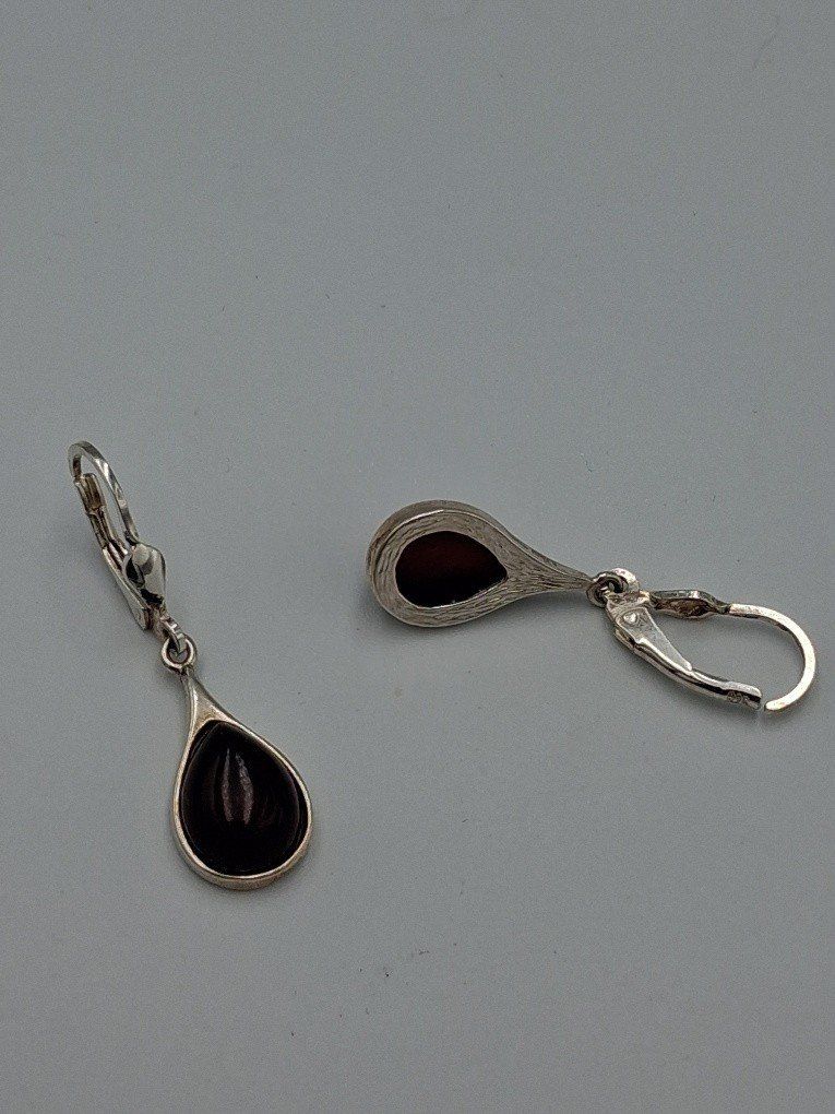 Orecchini pendenti & Orecchini a lobo: Bernstein Ohrhänger 925 Sterling Silber Tropfen – Nuovo e nell'imballaggio originale da Heiligkreuzsteinach venduto da schmucktime 8