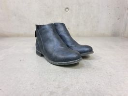 Bottines, bleu marine iridescent, fille, taille 34