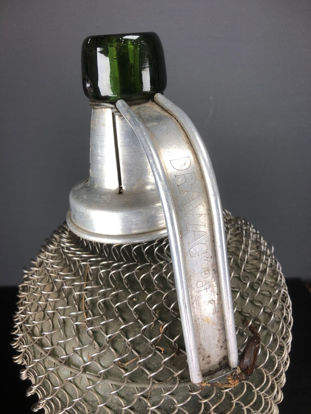 Accessori: Weinflasche, Weinballon, Mostflasche mit Gitternetz – Usato da Laufenburg venduto da industrial-silence 5