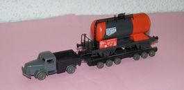 Wiking 1:87 H0: Henschel LKW mit Culemeyer Strassenroller