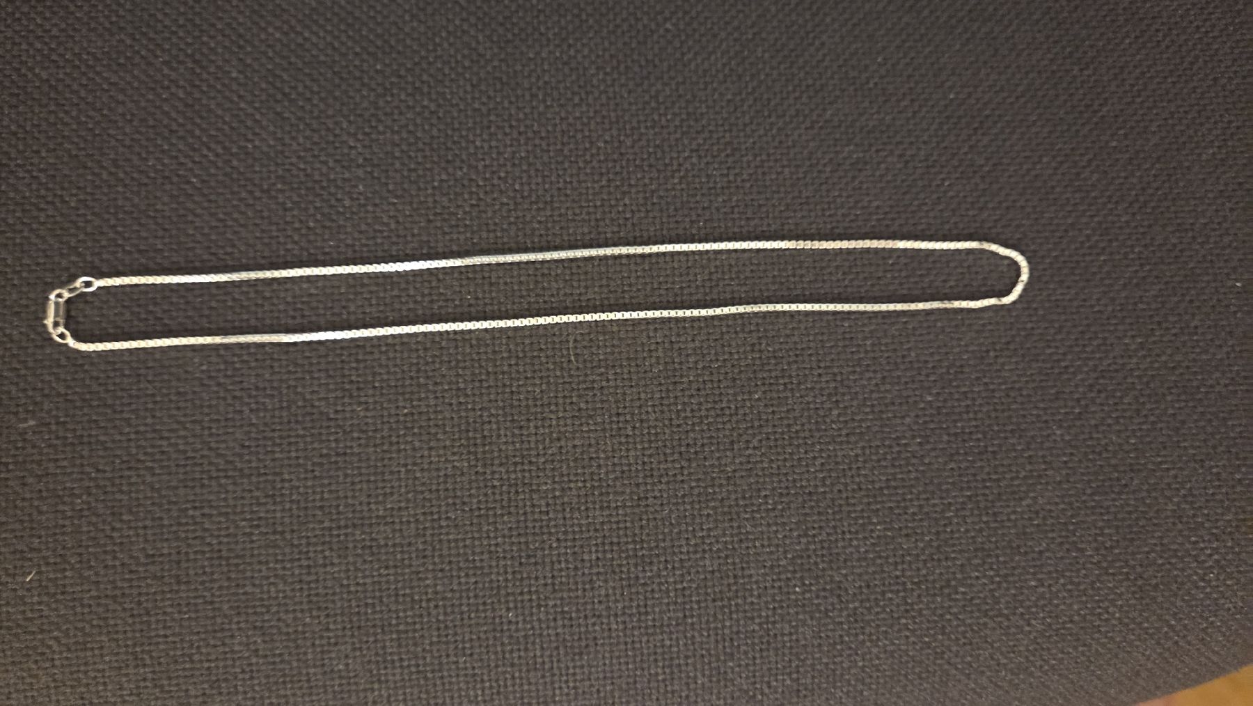 Catenine: Silber Kette 45cm rhodiniert – Nuovo (secondo la descrizione) da Siebnen venduto da Bdieti
