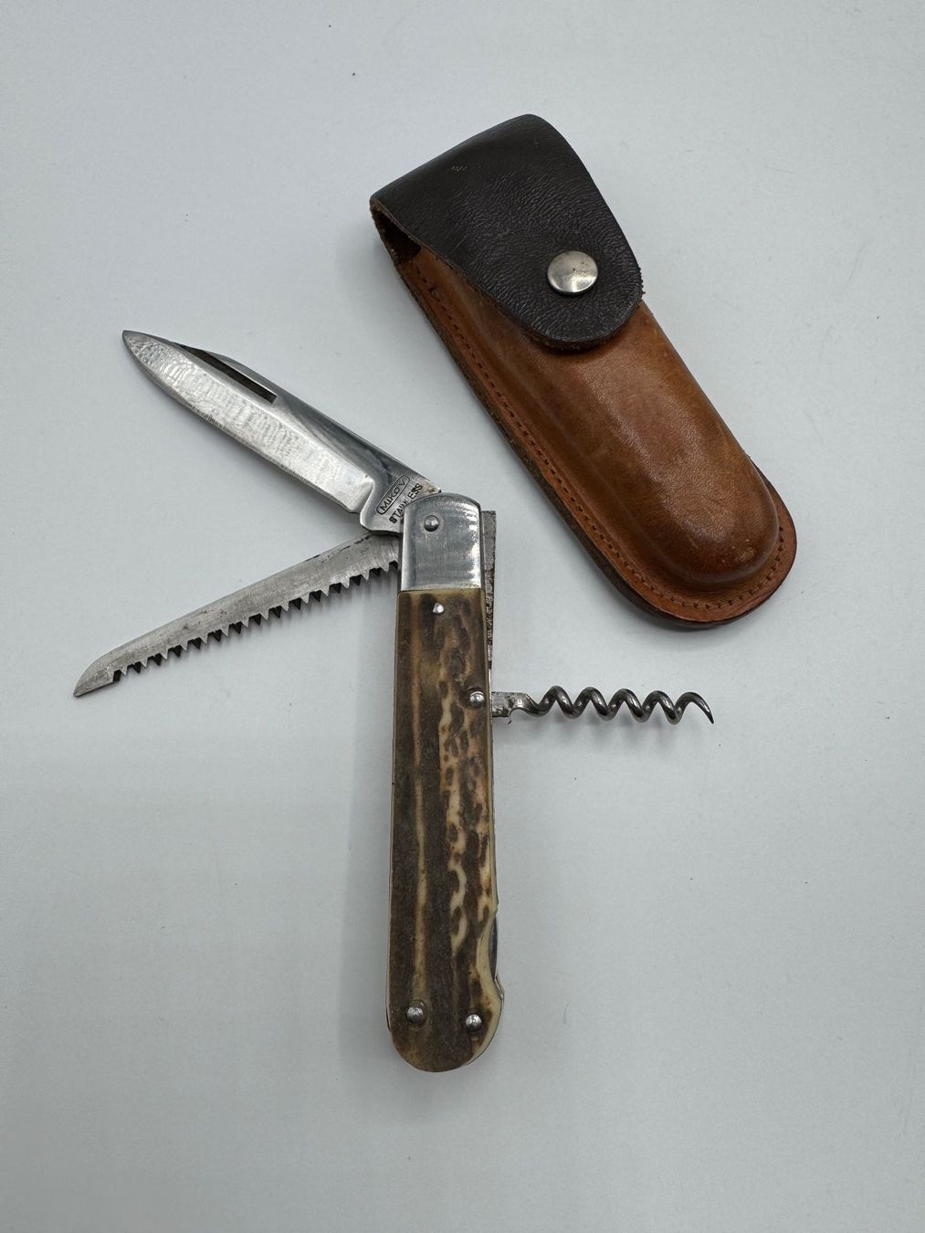 Coltelli tascabile: Original Tschechoslowakei  Sackmesser mit Etui – Usato da Sachseln venduto da BONATI01