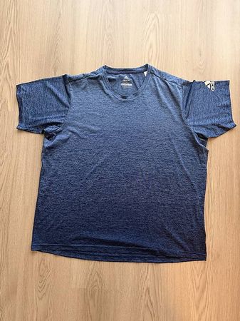 Adidas Climalite Herren T-Shirt  Blau meliert  Grösse 2XL