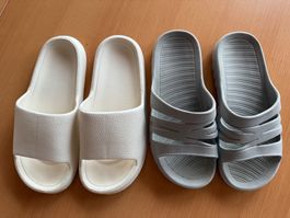 2 x weiche, bequeme Badelatschen Finken ca. 36