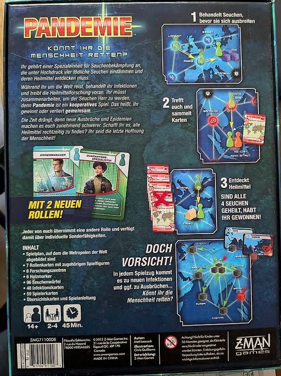 Giochi: Pandemie Brettspiel – Usato da Pfäffikon ZH venduto da tobiwankenobi 1