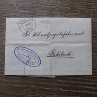 1905  VORPHILA - FALTBELEG /  Stempel KLEINDIETWIL