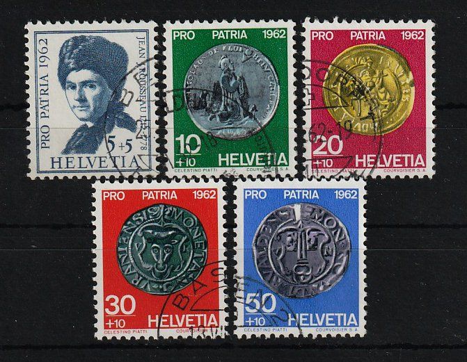 Alle Briefmarken: 1962 Serie Pro Patria – Gebraucht aus Arlesheim von gaugi43