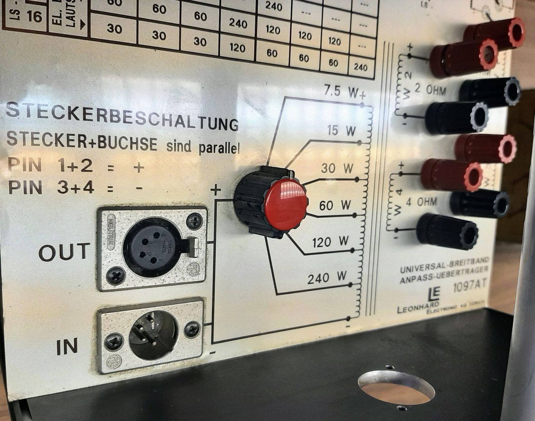 Componenti elettronici: professionelle Audio Leistungs-Transformatoren 100 VOLT – Nuovo (secondo la descrizione) da Zürich venduto da Zurich 8