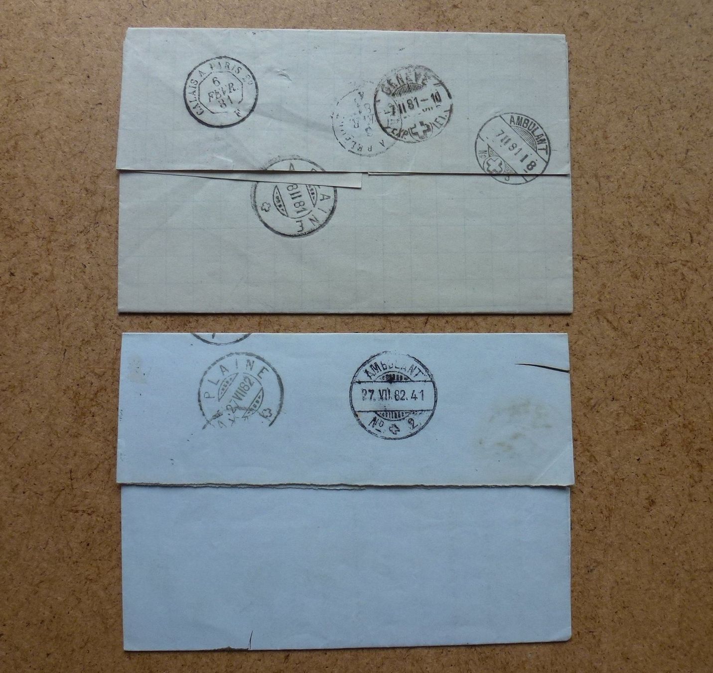 Alle Briefmarken: Frankreich ++ 6 alte Briefe ab 1881/1882 – Gebraucht aus Walkringen von Casablanca777 4