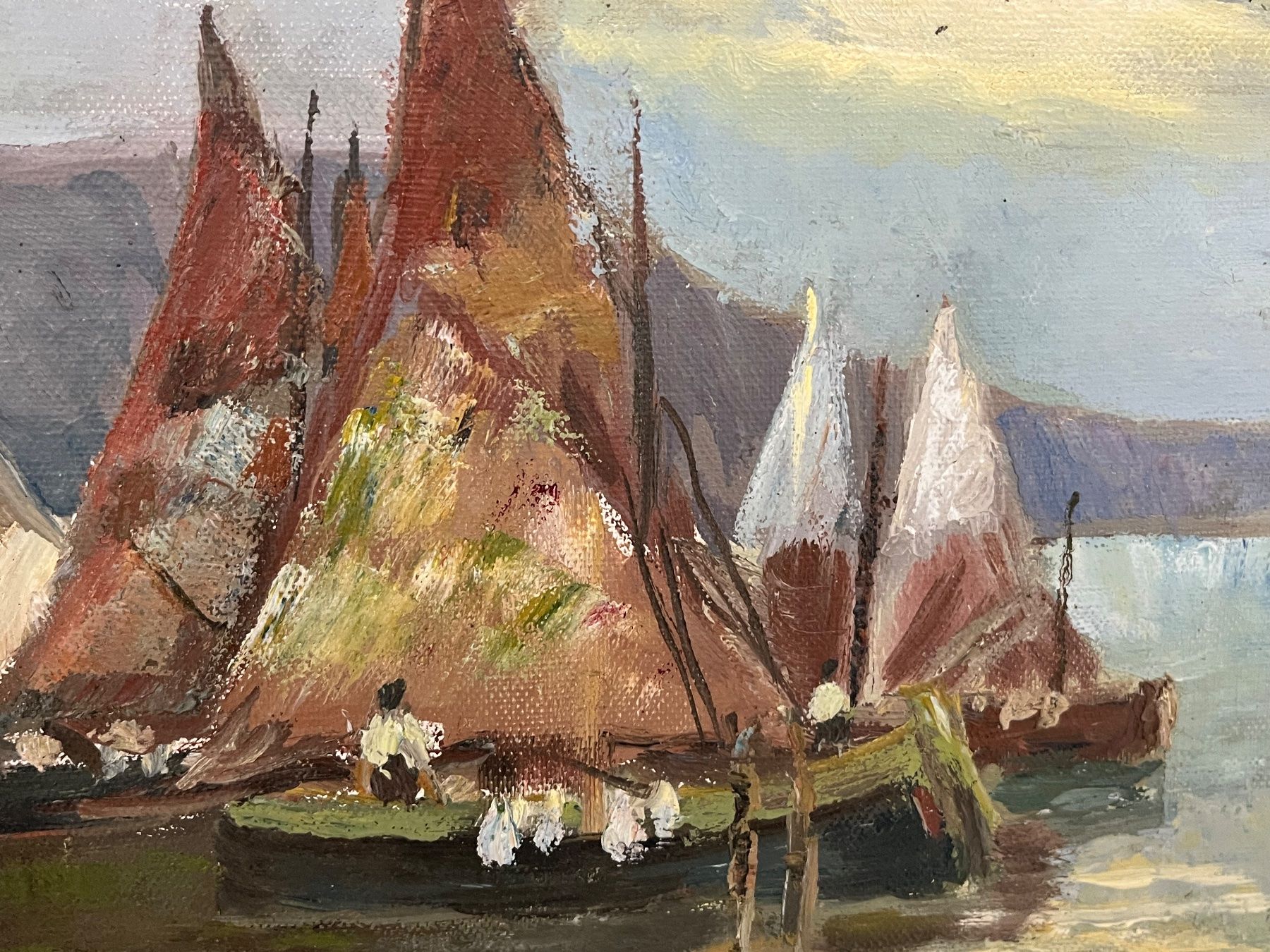 Dipinti: K. Schmid Ölgemälde – Usato da Basel venduto da PAUL_ART 6