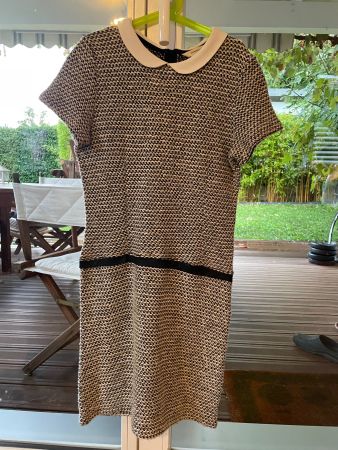 NAF NAF gold and black sparkly mini dress, size XS