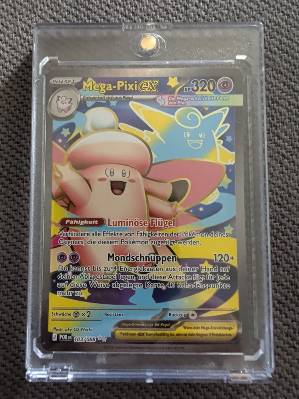 Pokémon Carte collezionabili: Mega-Pixi ex 103/088 – Nuovo (secondo la descrizione) da Oberwil BL venduto da saru-koshiro