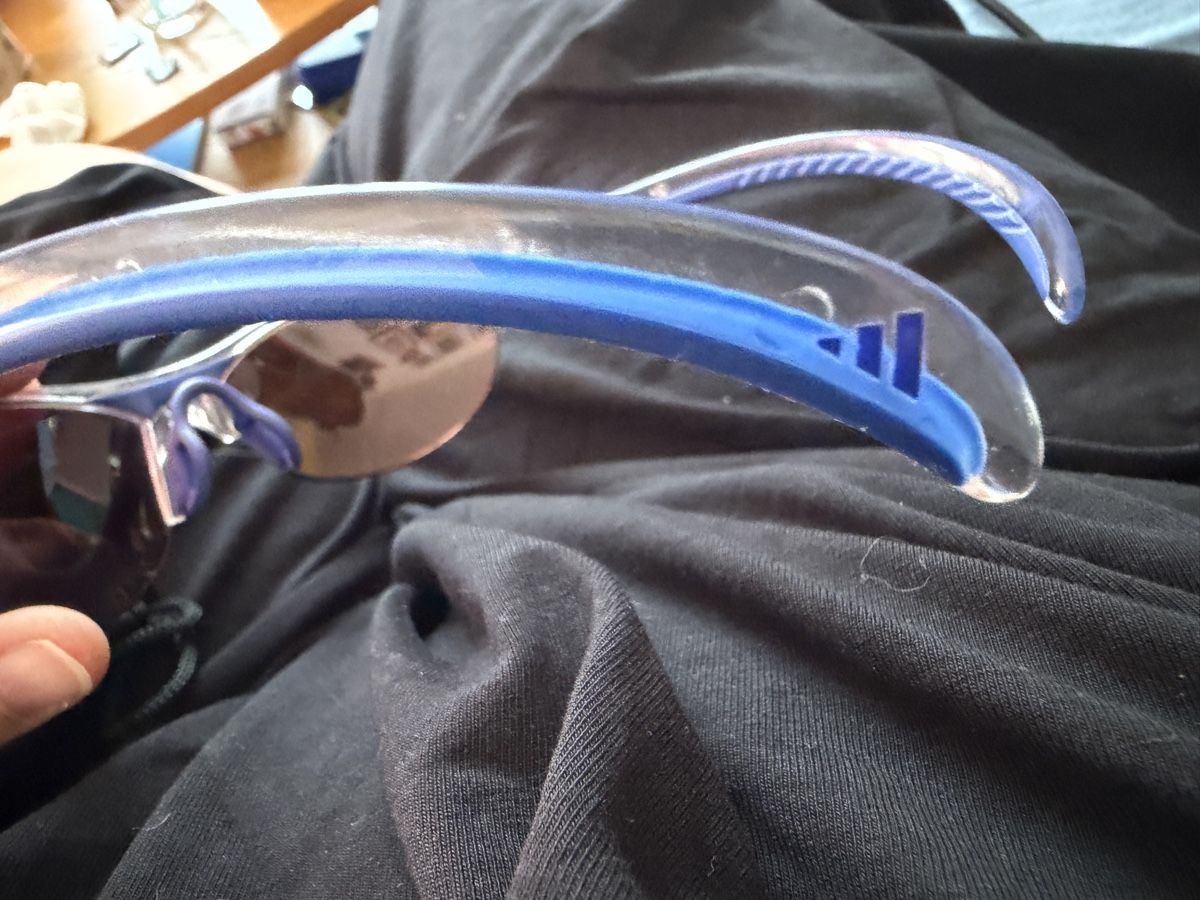 Adidas Occhiali & Lenti: Adidas Sonnenbrille transparent/blau – Usato da Aarau venduto da Tam6 8