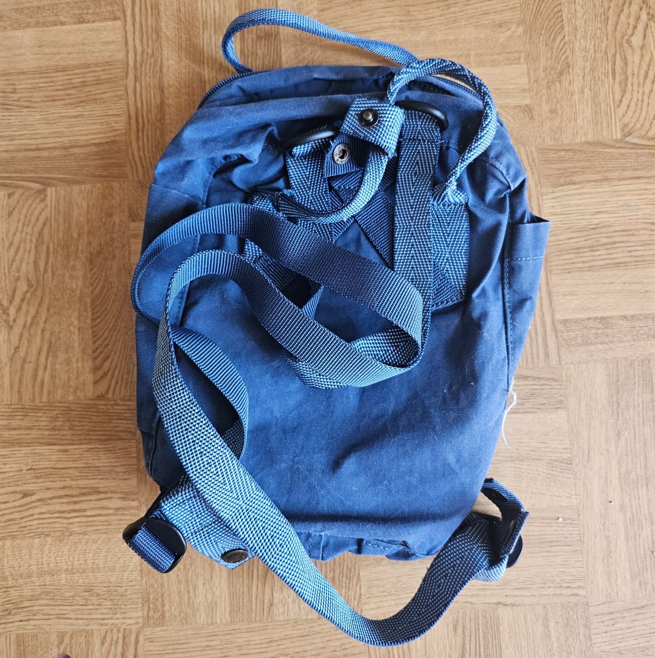 Fjällräven Zaini: Fjällräven Kanken Mini Rucksack graublau – Usato da Füllinsdorf venduto da Sunnebliemli7 2