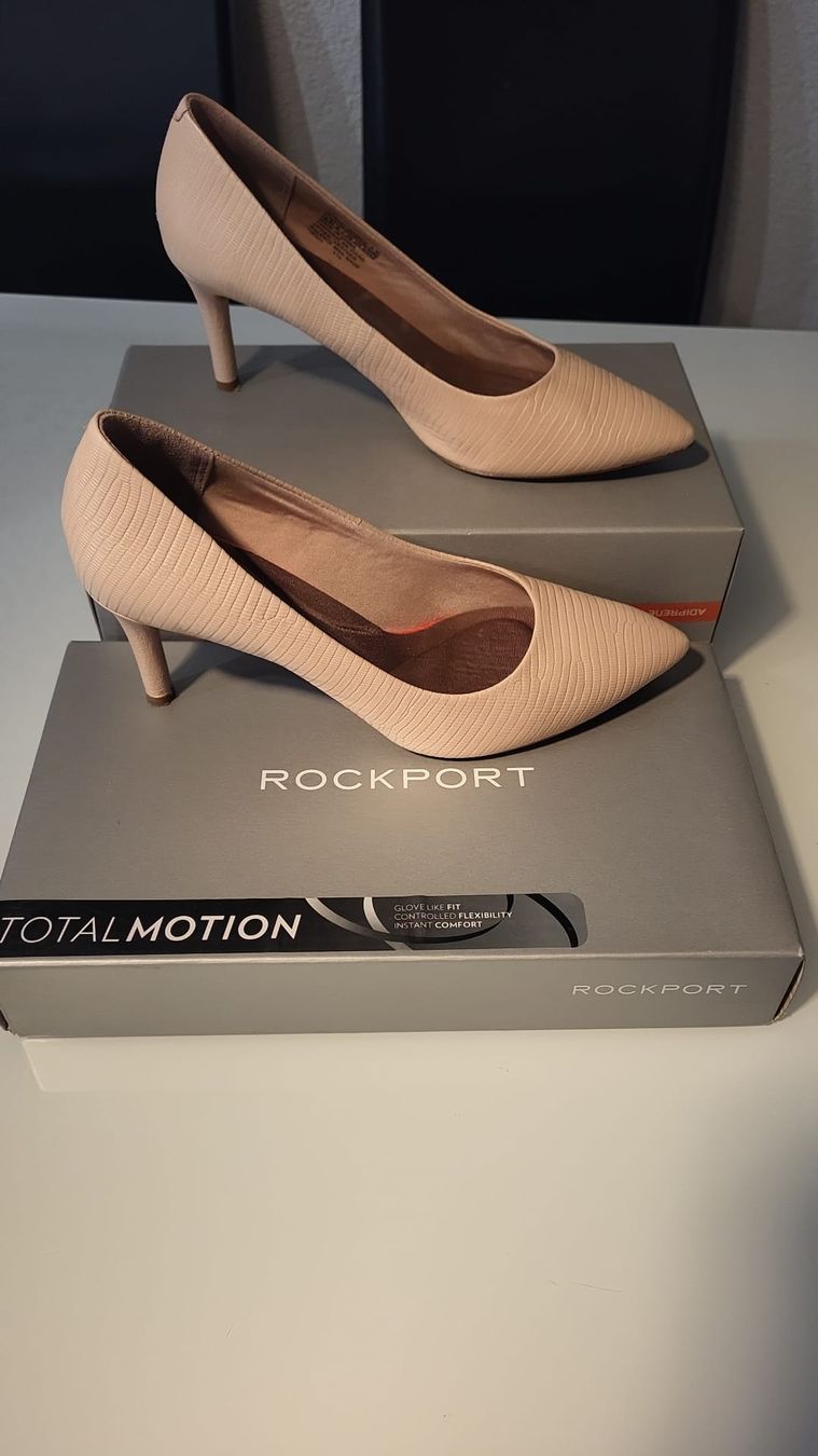 Scarpe da donna: Rockport Talon Total Motion nude, taille 39 – Usato da Vevey venduto da Manatee29