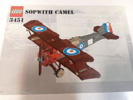 Lego 3451 Sculptures Aircraft Sopwith Camel