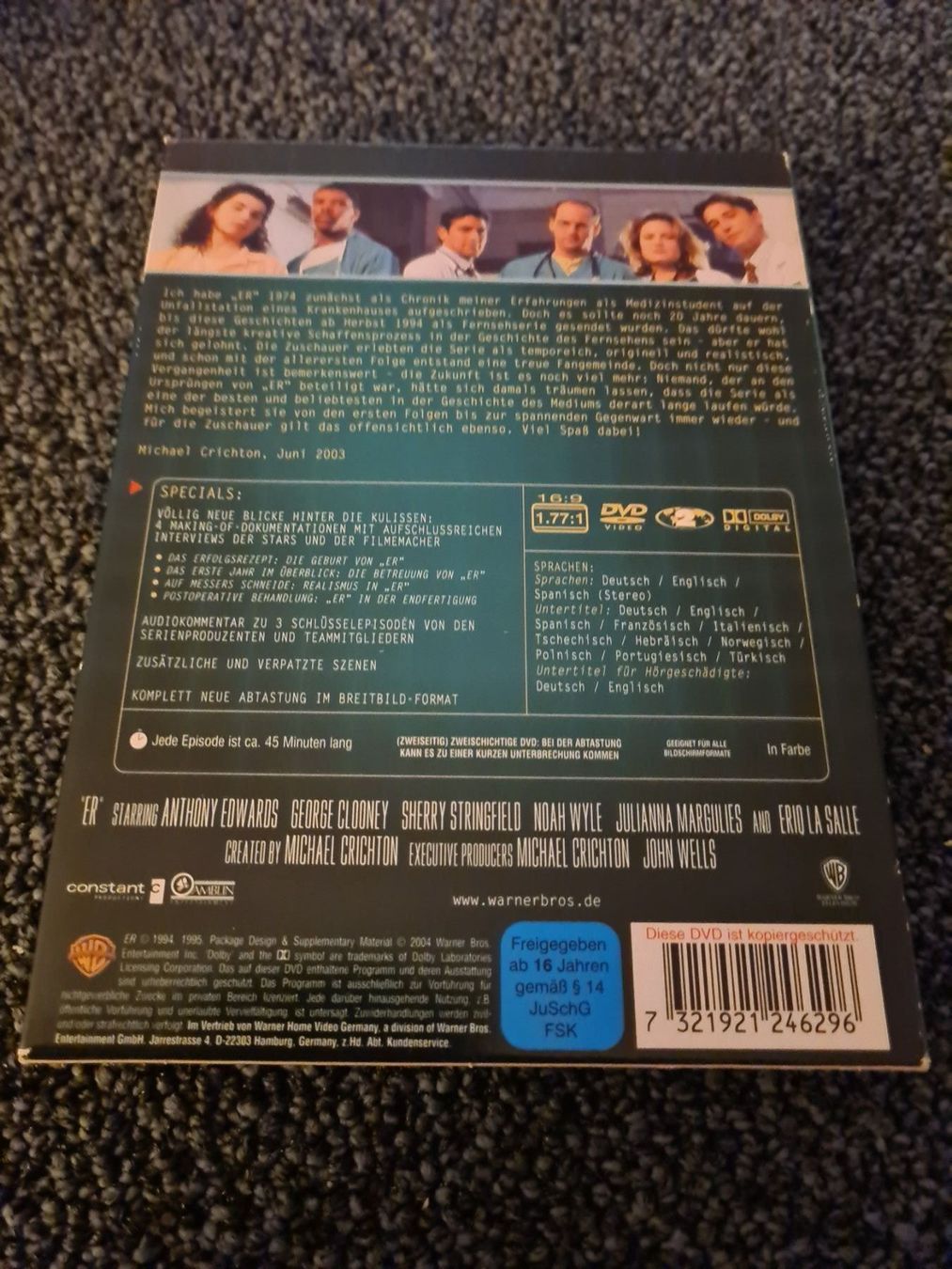 Tutti i DVDs: ER STAFFEL 1 – Usato da Ruswil venduto da jan_bxl5 1