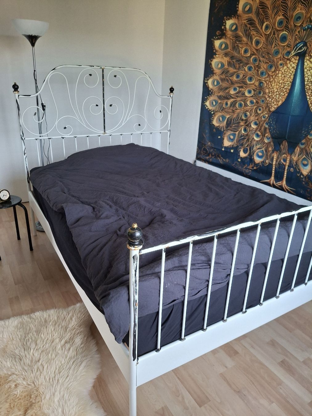 Betten: Metallbett weiss, bemalt – Gebraucht aus Ichertswil von nayoka1 2
