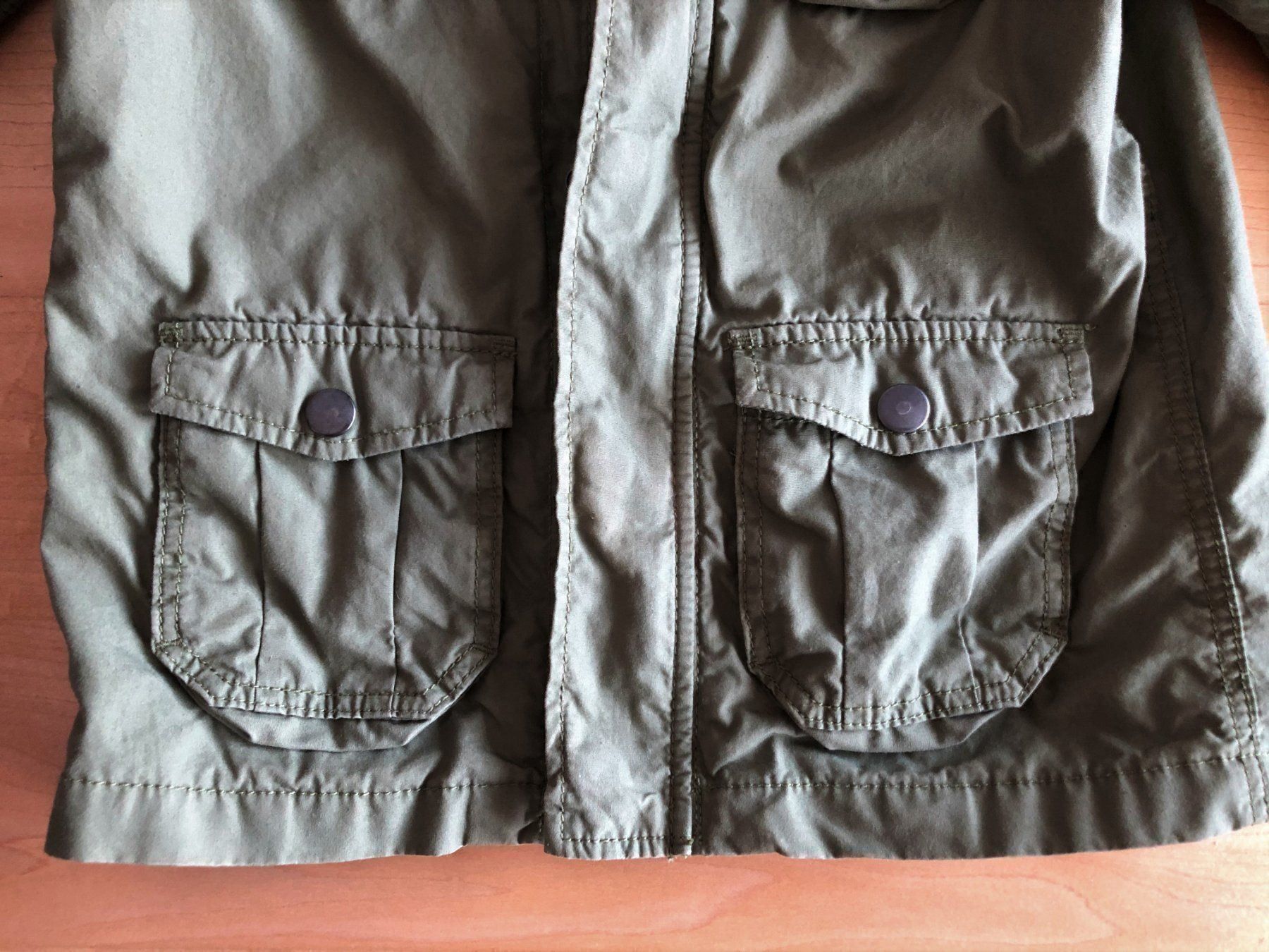 Jacken & Mäntel: Jacke Frühling olivgrün Gr. 110 – Gebraucht aus Flawil von savoypremium 4
