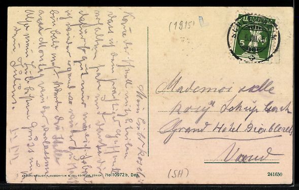 Cartoline postali: AK Schleitheim, Gesamtansicht – Usato da Berlin venduto da bartko-reher 1