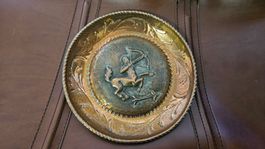 Piatto da appendere in rame segno zodiaco sagittario