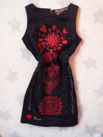 NEUWERTIGES DESIGUAL Damen Kleid Gr 36