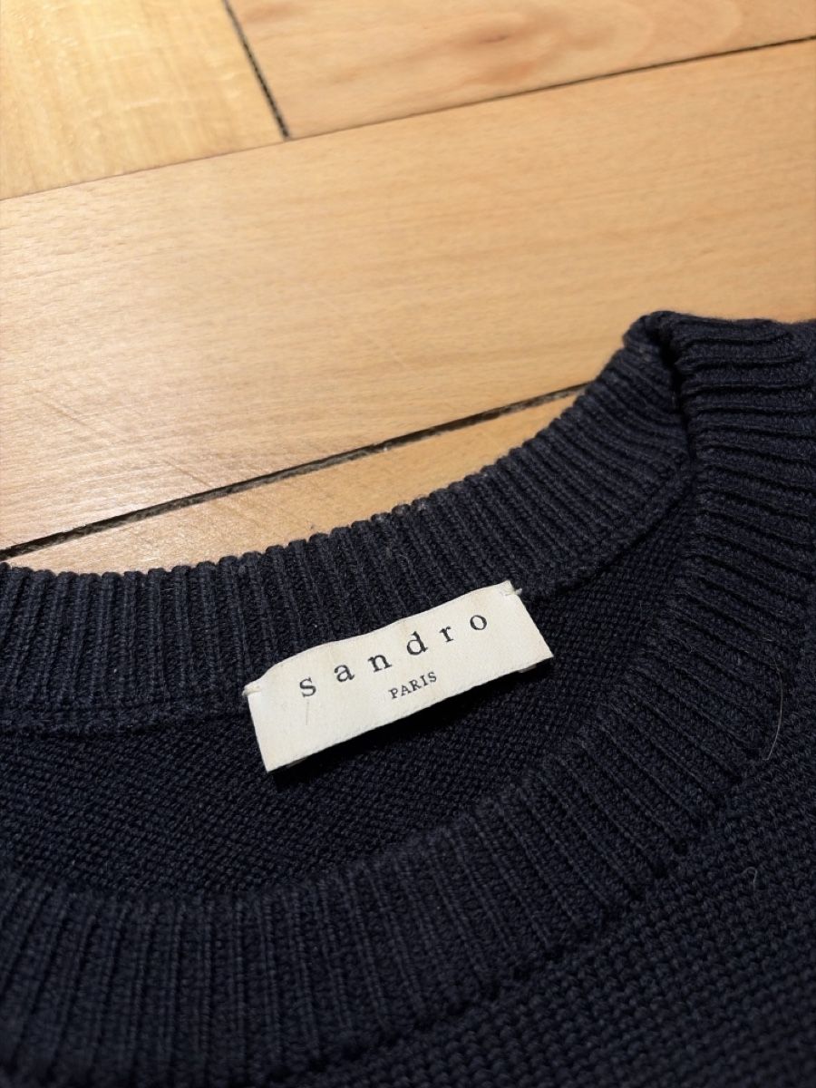 Sandro Maglioni & Felpe: Sandro Pullover mit Bärenmotiv dunkelblau – Usato da Meggen venduto da TobeOneS 1