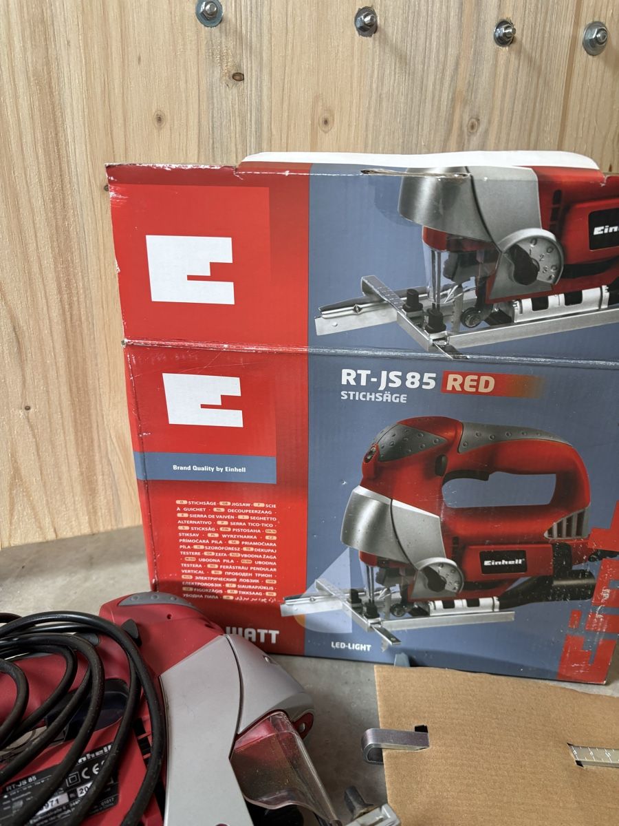 Tutte le macchine: Einhell Stichsäge RT-JS 85 RED – Usato da Flums venduto da mic_p28w 1
