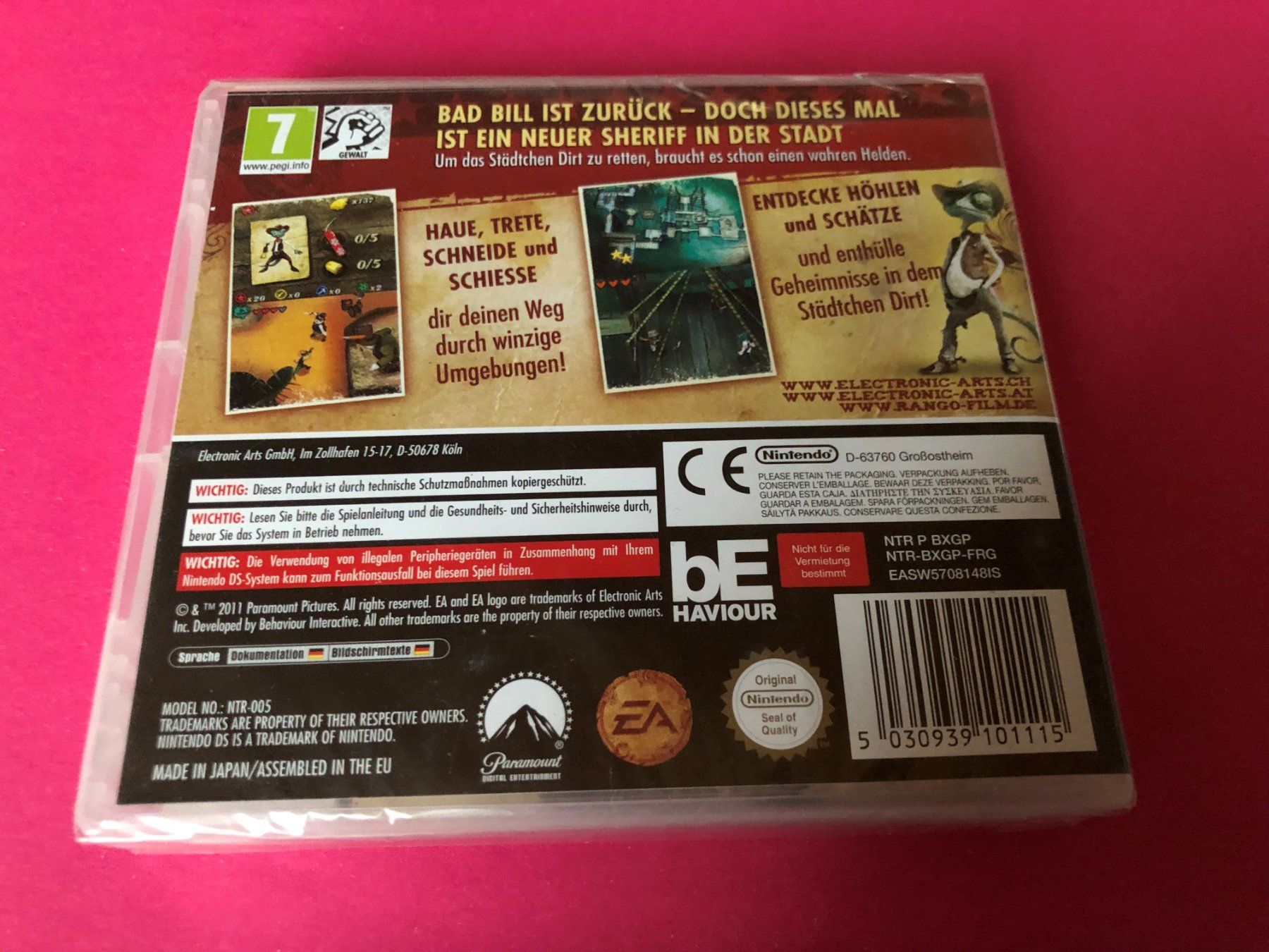 Nintendo Spiele: RANGO SPIEL FÜR NINTENDO DS – Neu und originalverpackt aus Hägendorf von Briansgameshop 1