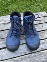 Palladium bleues, taille 31, cuir, doublée, hiver
