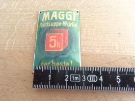 Nostalgie Werbeschild emailliert, leicht gebogen