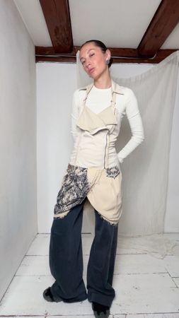 Vintage Y2K cream dress