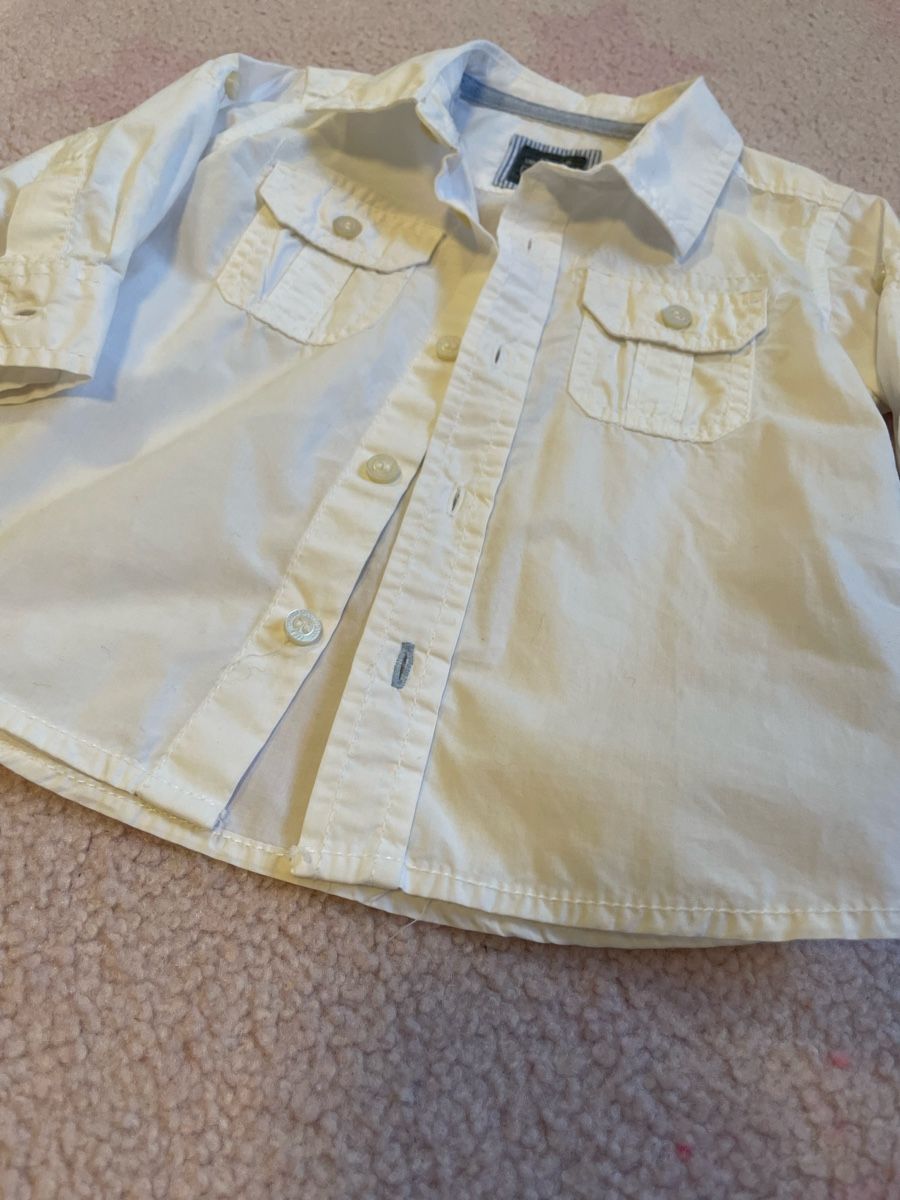 H&M Camicie, T-shirt & Polo: Chemise blanche manches longues, taille 86 – Nuovo (secondo la descrizione) da Versoix venduto da Pti-pois 2