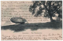 Axenstein - Der Druidenstein, gelaufen 1905