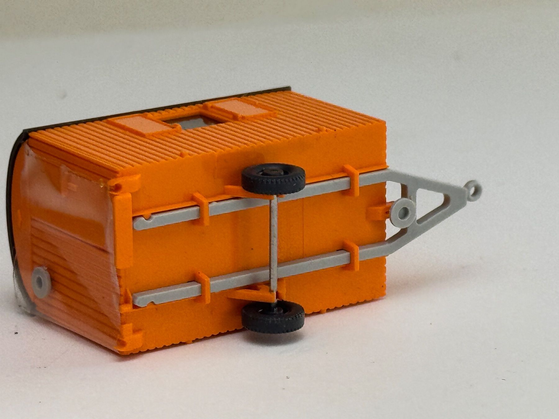 Wiking Modellini d'auto: GB3-  Wiking Bauwagen orange – Usato da Elm venduto da Wikmtz 3